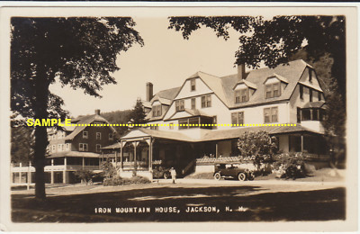 Jackson, Iron Mountain House um 1940 Echtfoto, Haus, Auto, New Hampshire USA