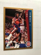 Nice 1993 JOE DUMARS Fleer Basketball Card # 16 Made in USA