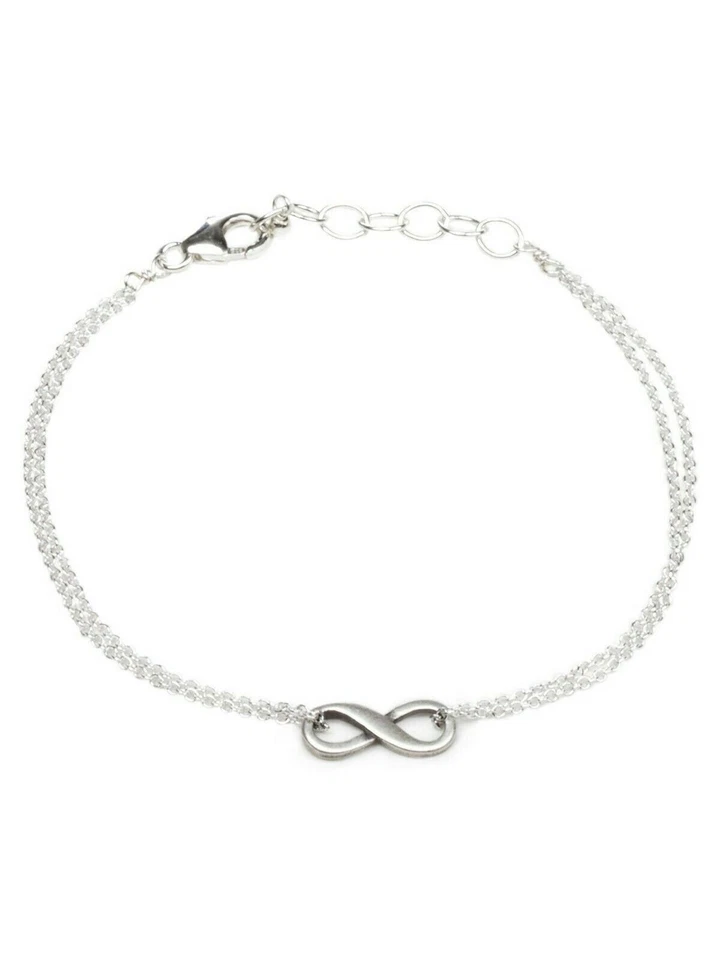 Dogeared Sterling Silver Infinite Love Bracelet Perfect valentine's day gift - Image 2 of 4
