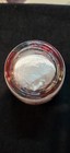 Vintage Red Antelope/Gazelle/Reindeer 1/2 Pt Sour Cream Glass — photo 4