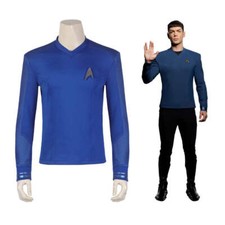 Star Trek Strange New Worlds Spock Cosplay Costume  TV Outfit