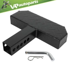 Truck Bed Heavy Duty Steel Tow Hitch Guard Step Bar For Universal 2" Receiver