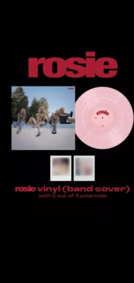 ROSÉ Rosie (Band Cover) Baby Pink Vinyl LP AUSVERKAUFT LIMITED EDITION