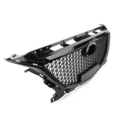 Kühlergrill Wabengrill Schwarz Glanz für Mazda 3 Axela 2014 2015 2016 - Bild 4 von 11