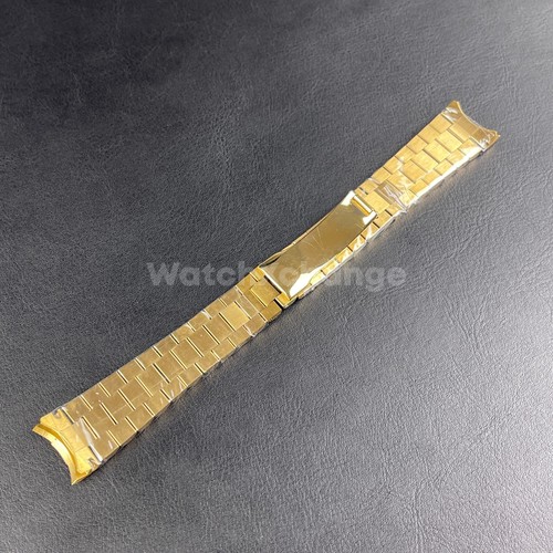 Gold Premium Stainless Steel Watch Bracelet Strap Band Fit Rolex Datejust 20mm - Picture 4 of 8