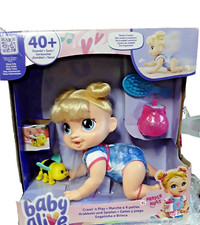 Baby Alive Crawl 'n Play Blonde Harber Hugs-- ¡Agotado!