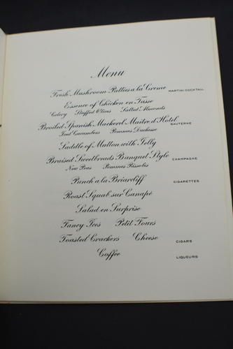 1909 Dinner in Honor of Mr & Mrs Thomas A Edison - Edison Illuminating Companies - Picture 3 of 6