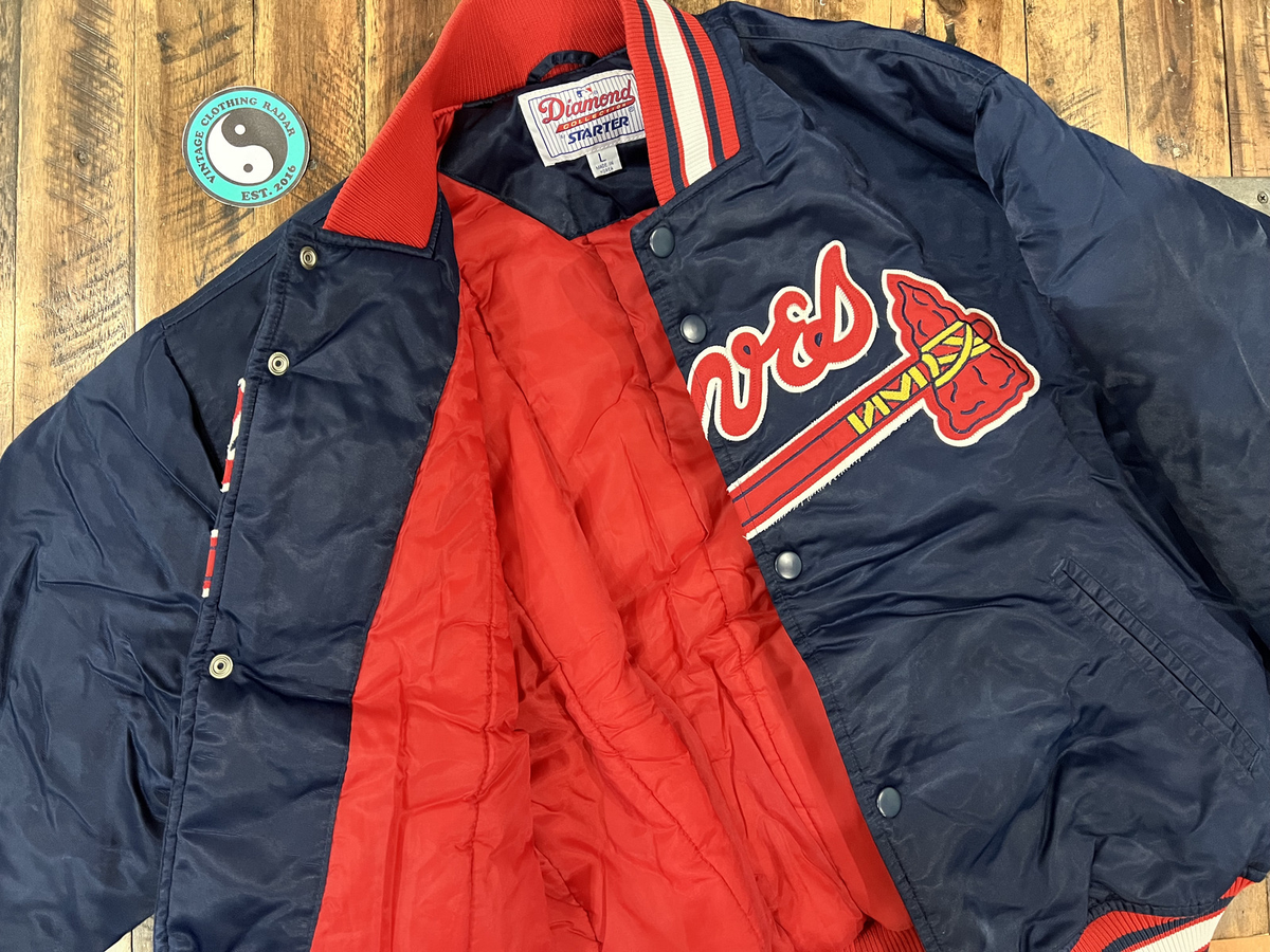 vintage 90s Atlanta braves starter puffer bomber jacket vintage 90s Atlanta braves starter puffer bomber jacket