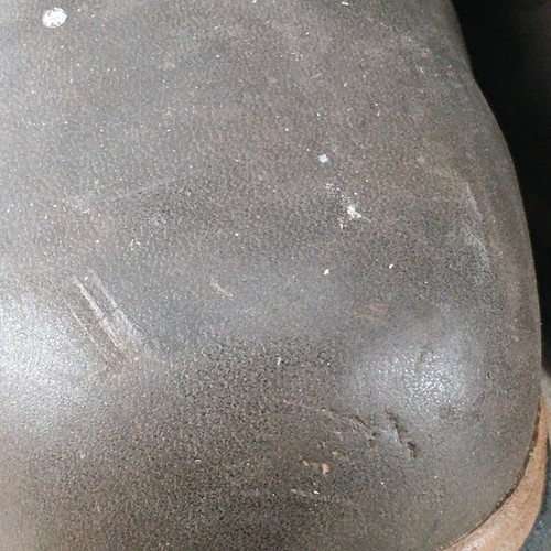 Texas Steer Work Boots Mens 12 Maximus Brown Faux Leather Lace Up Steel Toe - Picture 13 of 18