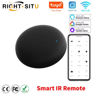 HOME KIT Telecomando Wifi IR Smart Remote TV Controller funziona Tuya Alexa Google home !