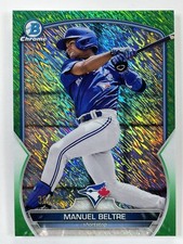 2023 Bowman Chrome Green Shimmer#BCP-79 Manuel Beltre  /99