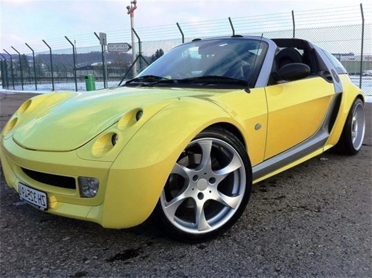 Sommerreifen smart Roadster 452 Lorinser Speedy Alufelgen silber Komplettradsatz - Bild 3 von 4