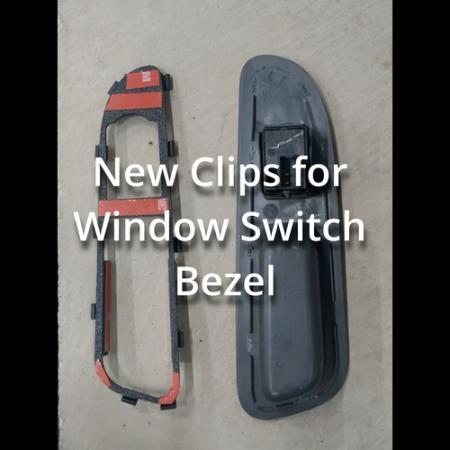 Replacement Clips for Dodge Ram Rear Window Switch Bezel 06 - 08 1500 2500 3500 - Video 1 of 1