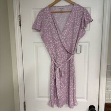 Nine West Lavender Dress Size Large