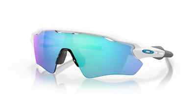 NEW* Oakley RADAR EV WHITE polished Sky PRIZM Sapphire Blue