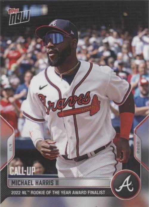 【2022ナ・リーグ新人王】 Michael Harris Ⅱ_オンカードサイン fanatics-authentic-michael-