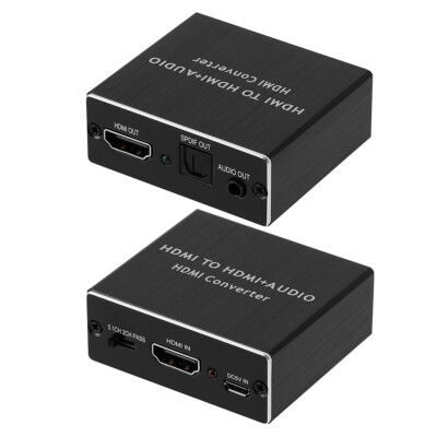HDMI Audio Extractor 4K*2K 3D Dolby Digital Optischer Splitter Adapter 5.1 DE