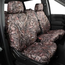 Custom Canvas Seat Covers For Chevy Silverado 1500hd Crew Cab Camo 2014-2018