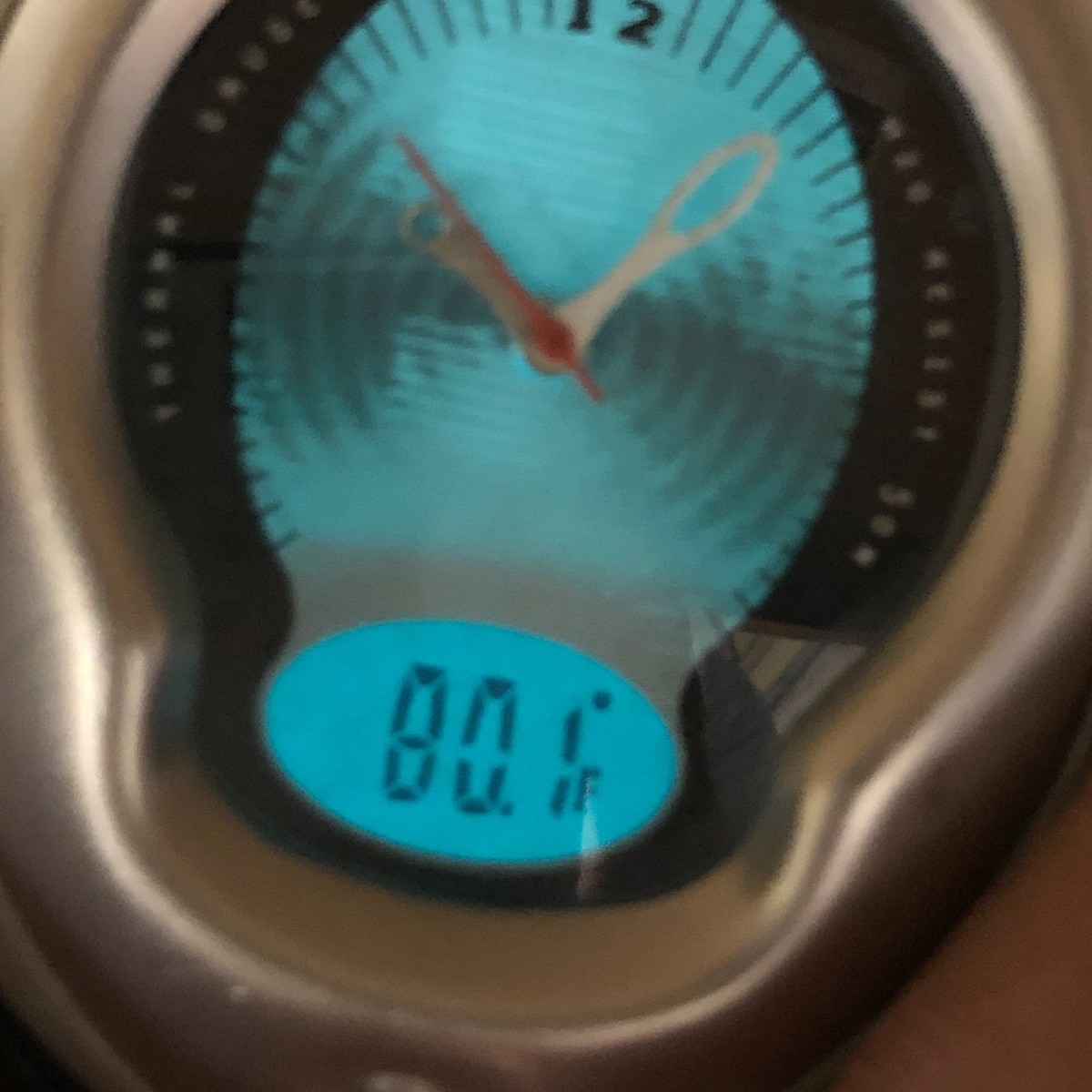 Vintage Nike ACG Unisex WA0009 Thermal Gauge Analog Digital 39mm