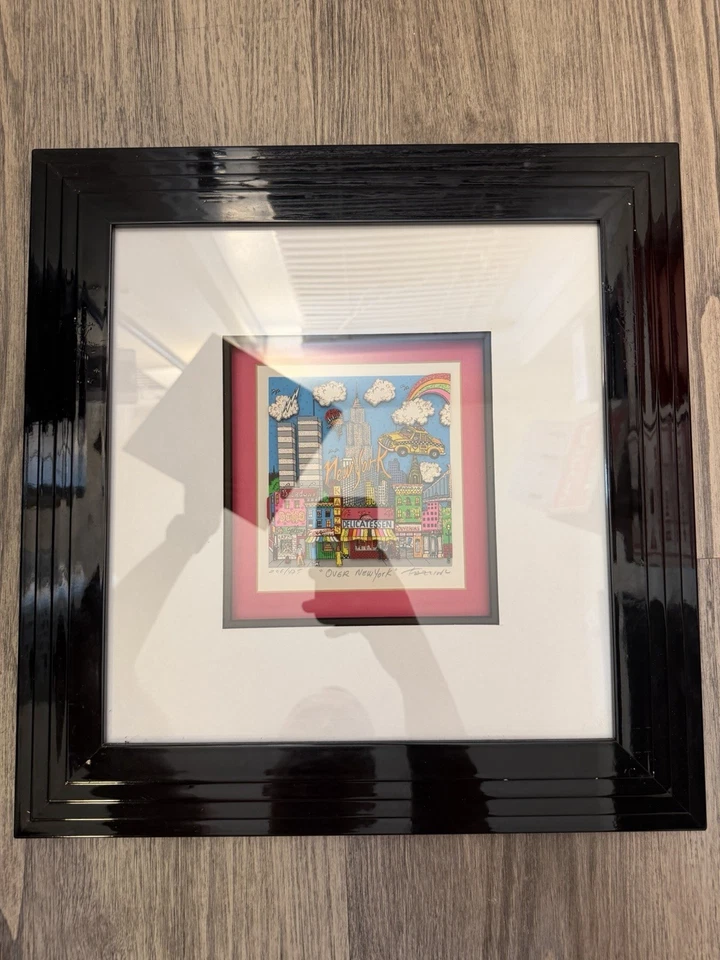 Charles Fazzino “Over New York” – 3D Limited Edition Pop Art– Hand Signed–Framed - Image 3 of 4