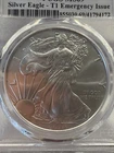 2021 P PCGS MS69 FIRST STRIKE 1 OZ. FINE SILVER EAGLE $1  T1 EMERG  ISSUE 030139