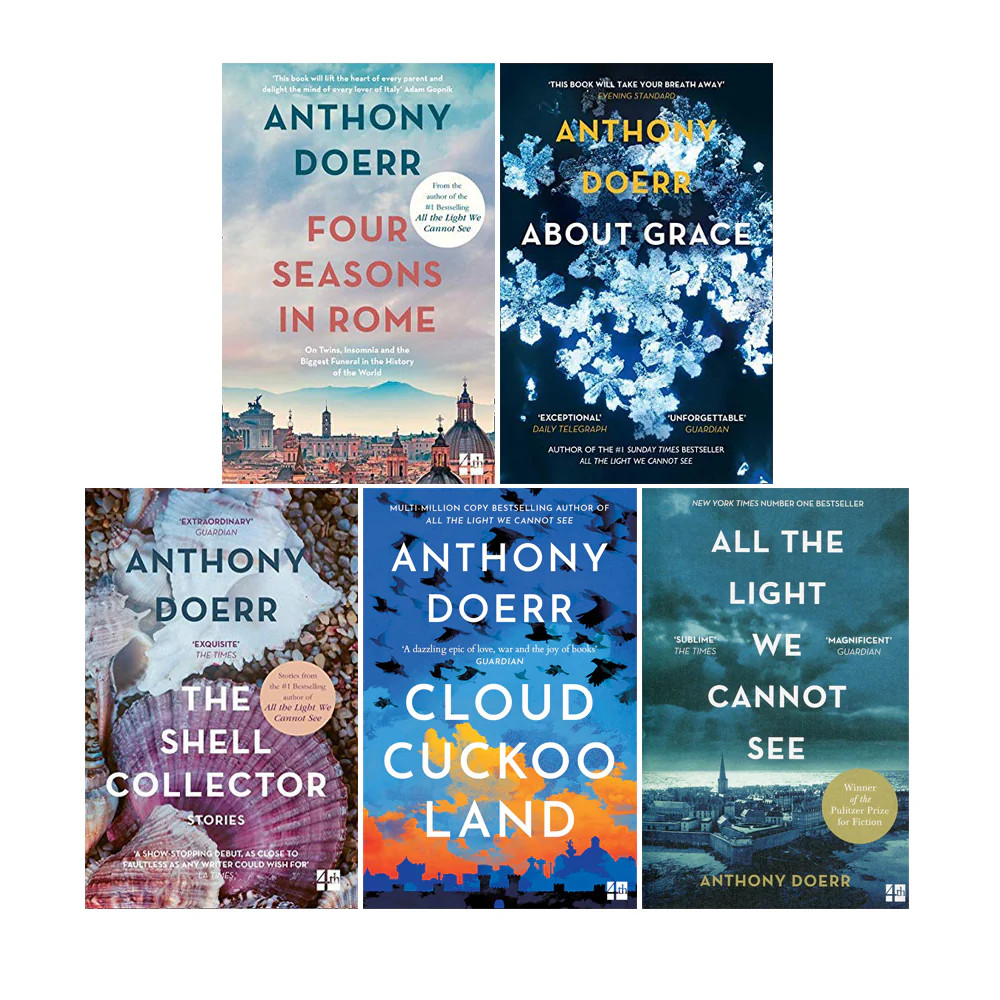 Anthony Doerr Collection 3 Books Set All The Light We Cannot See, About Grace - Image 3