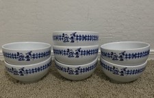 7 Pc Mickey and Minnie Cereal Soup Bowl Walt Disney Disneyland Paris Exclusive