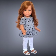 18 Inch Doll Clothes- Star Leggings Set With Sandals