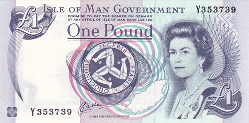 Isle of Man 1 Pound 1983 P-40b UNC Banknote