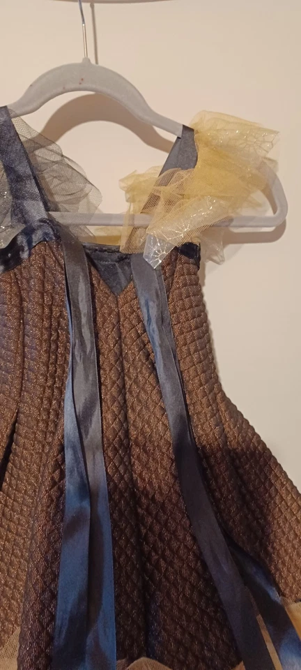 Robe de fête, nöel ,soirée , mariage. enfant 6-8ans , elastiss, modèle unique! - Photo 3/4