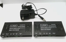 MSTR Brand LINK EXT40-4KUHD HDMI Extender TX / RX with power adapter