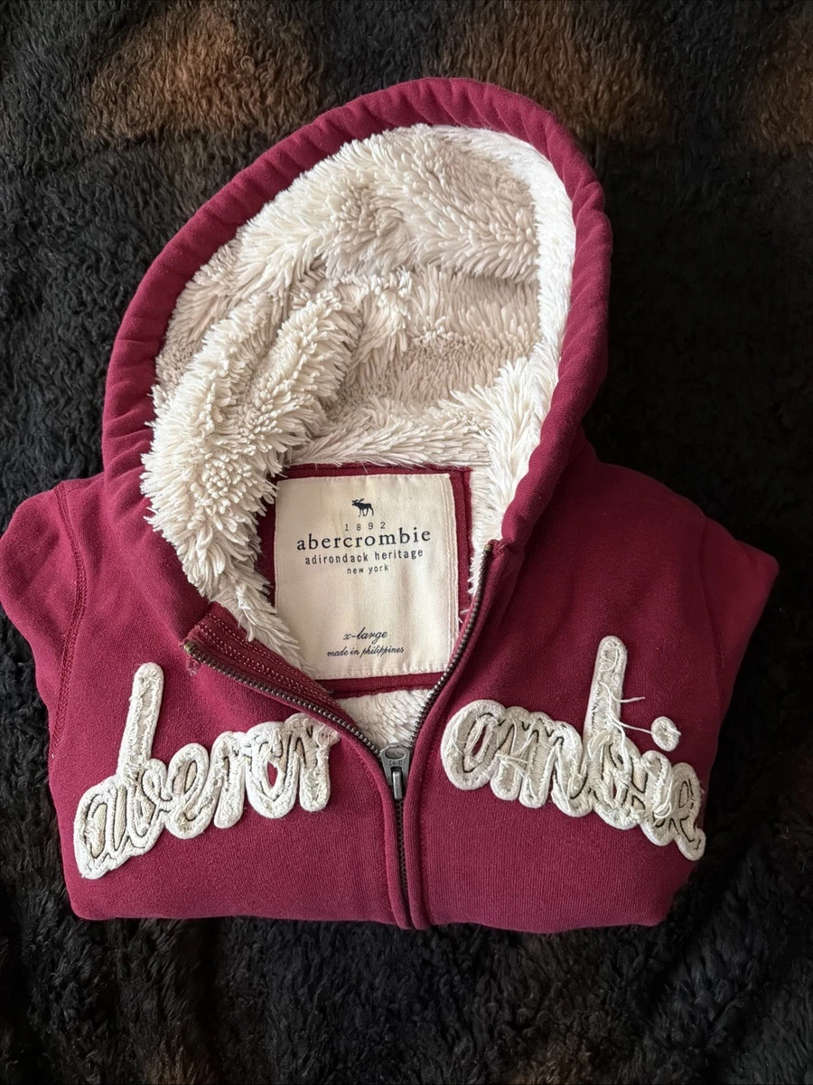 abercrombie fur lined hoodie products for sale | eBay