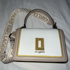 KARL LAGERFELD PARIS Simone Flap Crossbody Multicolor New With Tags MSRP 248.00