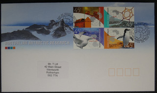 Australia AAT FDC 2002 Australian Antarctic Research in MC