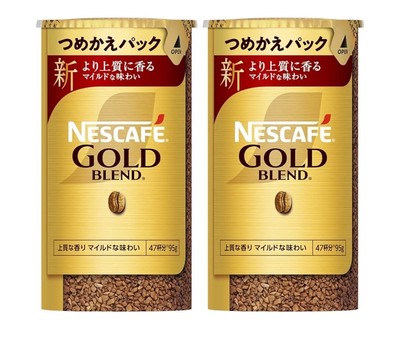 Nescafe Gold Blend Eco & System Pack 95g x 2 (95 Tassen)