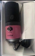 FIFINE USB Podcast Condenser Microphone Recording On Laptop, No Need Sound Card