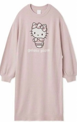 Gelato Pique Sanrio Kitty One Piece Pajamas Smooth Fabric Free Size New