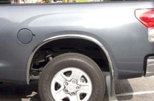 For2007-2021 Toyota Tundra Wo Mudguard Stainless Wheel Well Fender Trim 4pc 2