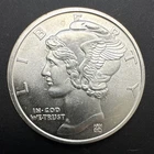 American Relief Mint (ARM)  1 oz .999 Silver Round Mercury / Heraldic Eagle