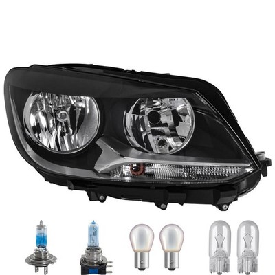 Scheinwerfer rechts inkl. Premium Lampen für VW Touran 1T3 mit Abbiegelicht