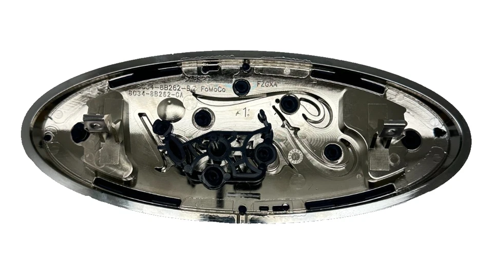 Ford Super Duty F250 F350 F450 2008-2010 fabricante de equipos originales parrilla delantera 9" emblema insignia Foto 3 de 4