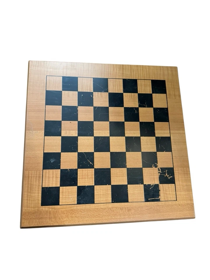 Vintage 3722 Deluxe 10 in 1 Solid Wooded Board Games Center Checkers Chess - Image 2 of 4