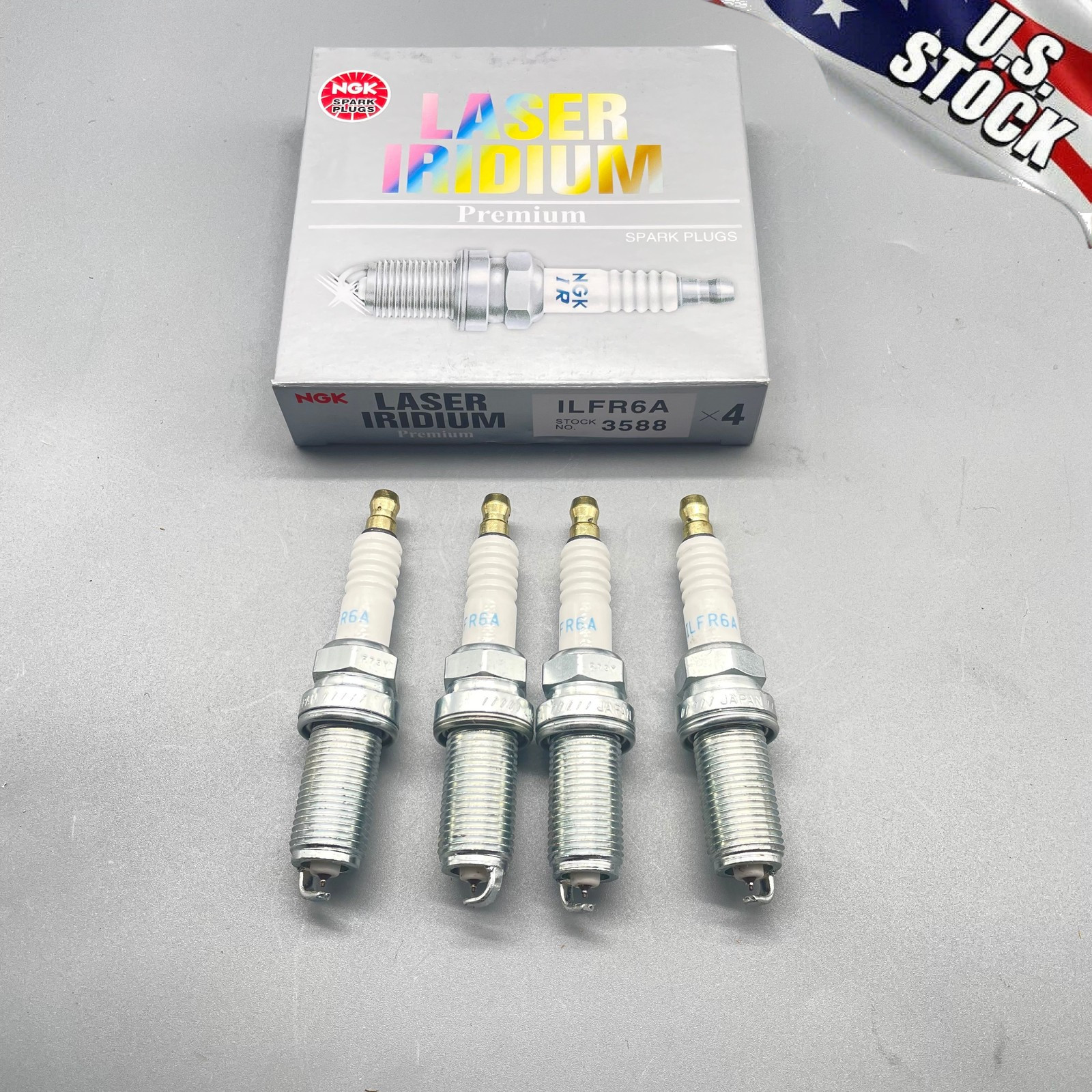 ILFR6A 3588  for Mercedes-Benz NGK Laser Iridium Spark Plugs Set 2003-2011 4PCS