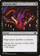 [MTG] Diabolic Edict (087) (MH1) LP-HP