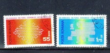ROMANIA #2241-2242 1971 INTER-EUROPEAN CULTURAL MINT VF NH O.G CTO a