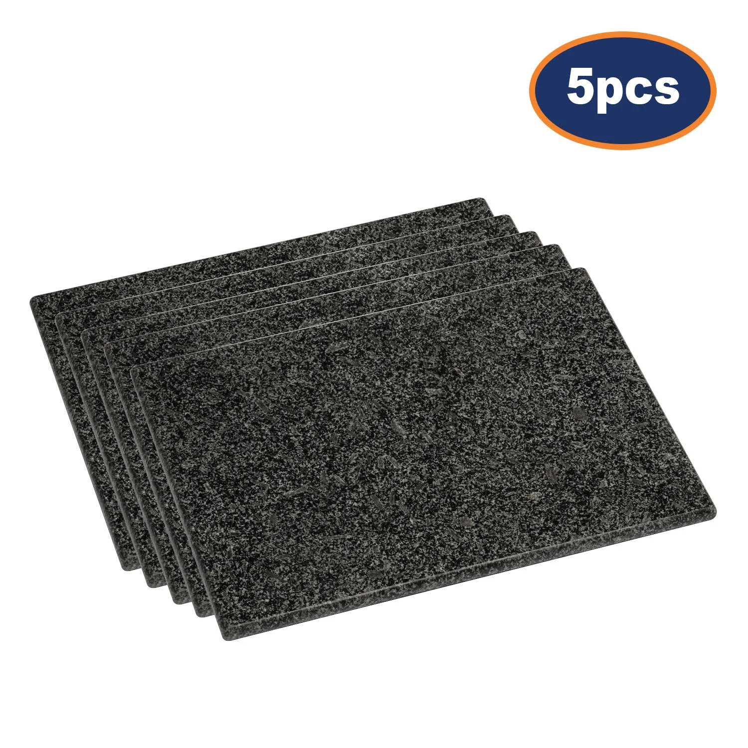 5pcs Black Speckled Granite Worktop Saver Paddle Cutting Slicing Chopping Board
Opens in a new windo