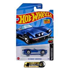 Hot Wheels 72 Stingray Convertible HW Roadsters 8/10 Blue 1:64 2023 Mattel NEW