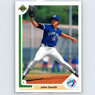 1991 Upper Deck John Cerutti #585c Toronto Blue Jays
