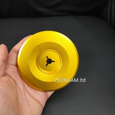 2 X NEW Gold  NAB Hub Adapters For Reel To Reel Tape Recorders