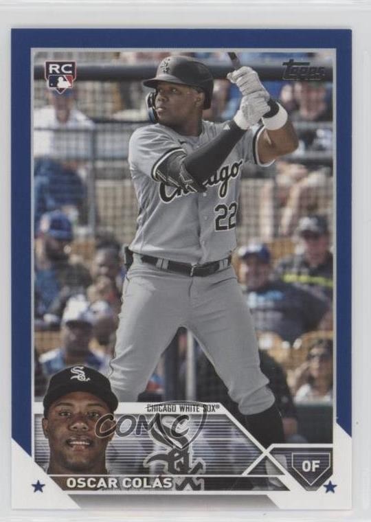 2023 Topps Series 2 Royal Blue Oscar Colas Oscar Colás #545 r1p